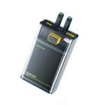 WEKOME WP-325 Vanguard Series akupank, 20000 mAh, PD 20 W + QC 22,5 W, sisseehitatud USB-C- ja Lightning-kaablitega, must ja l&auml;bipaistev