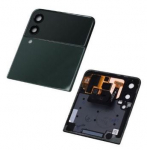 Ekranas Samsung F711 Z Flip3 5G su lietimui jautriu stikliuku ir rėmeliu i&scaron;orinis (Outer) Green originalus (used Grade B)
