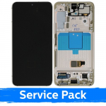 LCD ekraan &uuml;hilduv Samsung S901 S22 raamiga / lilla / (Service Pack)
