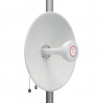 5G/LTE/CBRS 2x2 MIMO paraboolantenn, 1.7&ndash;4.2 GHz, 17 + 19 dBi