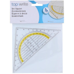 Topwrite 3-&uuml;hes geomeetriakolmnurk, 14 cm