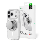 AmazingThing Titan Pro Pop Lens &uuml;mbris seadmele iPhone 18 Pro, kaamerakatte, hoidiku ja toega, MagSafe-&uuml;hilduv &ndash; l&auml;bipaistev