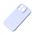 MagSafe Compatible Silicone &Uuml;mbris jaoks iPhone 15 Pro Silicone &Uuml;mbris - sinine