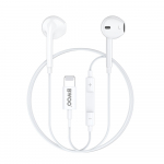 BWOO Wired Headphone Lightning With Volume Control HF179 valge