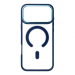 COLOR EDGE MAG COVER magnetinis dėklas telefonui, suderinamas su MagSafe, skirtas IPHONE 17 Pro Max, tamsiai mėlynas