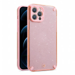 Armor Glitter &Uuml;mbris jaoks Iphone 11 Pro roosa