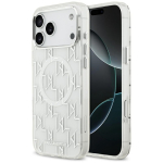 Karl Lagerfeld IML KL Monogram MagSafe &Uuml;mbris jaoks iPhone 17 Pro Max - Valge
