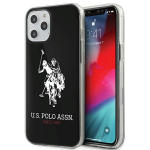 US Polo USHCP12LTPUHRBK iPhone 12 Pro Max 6,7" t&scaron;arny/must l&auml;ikiv suur logo