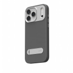 Moshi Kameleon MagSafe &uuml;mbris seadmele iPhone 17 Pro Max, tugijala funktsiooniga, Midnight Gray v&auml;rvitoonis