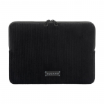 Tucano Velluto 2 neopreenist ja sametist s&uuml;learvuti&uuml;mbris 13-tollisele MacBook Airile (M5/M4/M3/M2/M1, 2026&ndash;2018), 13-tollisele MacBook Prole ja 12-tollistele s&uuml;learvutitele, must