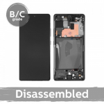 Ekranas skirtas Samsung G770 S10 Lite su rėmeliu / Prism Black / (8.5/10 naudotas)