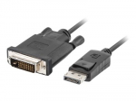 Lanberg DisplayPort DVI kaabel 1.8m must