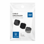 Blue Star PJ-OCZ7 magnetiline kaablihoidik - must (3 tk.)