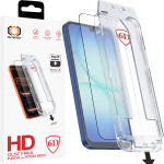 Tel Protect Dust-Free Easy Fit Full Glue 6D karastatud klaas Samsung Galaxy A16/A17 4G/5G must