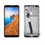 LCD-ekraan, &uuml;hildub Xiaomi Redmi 7A-ga, raamiga, must, HQ