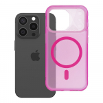 Case for iPhone 15 PRO Aurora compatible with MagSafe pink