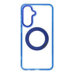 Case for Samsung A56 Frame Circle Stand compatible with MagSafe navy blue