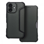 RAZOR knygos tipo dėklas telefonui IPHONE 16 Plus tamsiai žalias