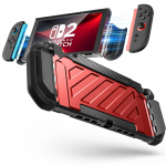 Supcase Unicorn Beetle Pro &Uuml;mbris jaoks Nintendo Switch 2 - Punane and Must