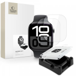 Tech-Protect Supreme Hydrogel Kile Set 2-pack jaoks Apple Watch 10 42 mm - l&auml;bipaistev