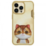 Nimmy Big Eyed Pet 2.0 Cat &Uuml;mbris jaoks iPhone 15 Pro - Roheline