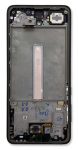 LCD screen Samsung A336 A33 5G 2022 koos touch screen ja frame Must original (service pack)