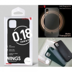 Dėklas X-Level Wings skirtas Apple iPhone X / XS tamsus matinis