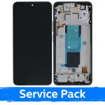 Ekranas skirtas Xiaomi Redmi Note 11 Pro+ 5G (11 Pro Plus 5G) su rėmeliu / Forest Green / (Service Pack)