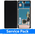 LCD ekraan &uuml;hilduv Google Pixel 7 Pro must raamiga (Service Pack)