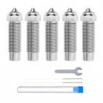 ELEGOO Neptune 4 Plus / 4 Max Karastatud terasd&uuml;&uuml;side komplekt (0.4 mm x3, 0.6 mm x1, 0.8 mm x1)