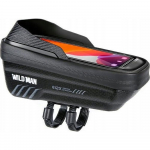 WILDMAN reisikott jalgratta raamile lukuga, 1L (4 "- 7"), E12X, must