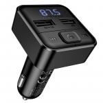 Borofone saatja FM BC63 Selecto MP3, Bluetooth - 2xUSB - must
