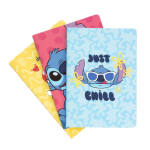 Disney Stitch Tropical A5 m&auml;rkmike komplekt, 3 tk