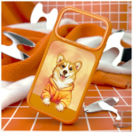 NIMMY case GENTLE PETS SERIES DOG compatible with MagSafe for IPHONE 18 Pro Max/17 Pro Max orange