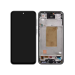 LCD screen Samsung A376 A37 5G with touch screen and frame Black OLED (real size)