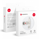 Pendrive 16GB USB 3.2 Gen 1 (USB A / USB C) Forcell F-Data Metal Duo h&otilde;bedane