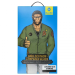 5D Mr. Monkey Glass - Apple iPhone XR juodas (Stiprus HD)