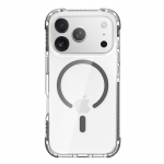 Rock Crystal Clear Magnetinė serijos dėklas telefonui Iphone 17 Pro Max skaidrus-juodas