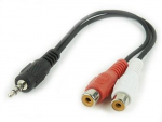 Gembird helikaabel 3.5mm 2RCA pesa