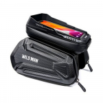 WILDMAN reisikott jalgratta raamile lukuga, 1,2L (4 "- 7"), XT6, must