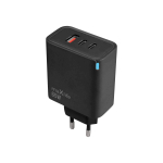 Maxlife MXTC-09-65ACC GaN PD QC charger 2x USB-C 1x USB 65W black