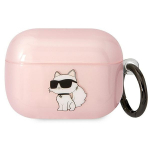 Karl Lagerfeld KLAPHNCHTCP Airpods Pro cover roosa/roosa Ikonik Choupette