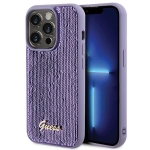 Guess Sequin Script Metal &uuml;mbris jaoks iPhone 15 Pro Max - lilla