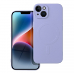 SILICONE MAG &Uuml;MBRIS compatible with MagSafe jaoks IPHONE 14 lilla