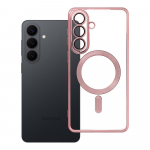 ELECTRO MAG COVER dėklas telefonui suderinamas su MagSafe SAMSUNG S26 Edge rožinis auksas