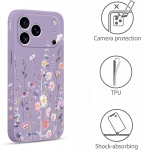 Pnakqil Iphone 17 Air dėklas Flowers Lavender