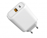 Laadija Platinet (PLCPD30W) (1xUSB-C;1xUSB 3A 30W) valge