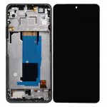 Ekranas skirtas Xiaomi Redmi Note 11 Pro+ 5G (11 Pro Plus 5G) su rėmeliu / Mysterious Black / HQ