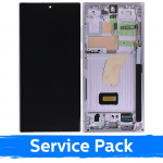 LCD ekraan &uuml;hilduv Samsung S918 S23 Ultra raamiga / Lavender / (Service Pack)