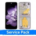 Xiaomi Mix Flip &uuml;hilduv LCD-ekraan koos raamiga / lilla / (hoolduskomplekt)